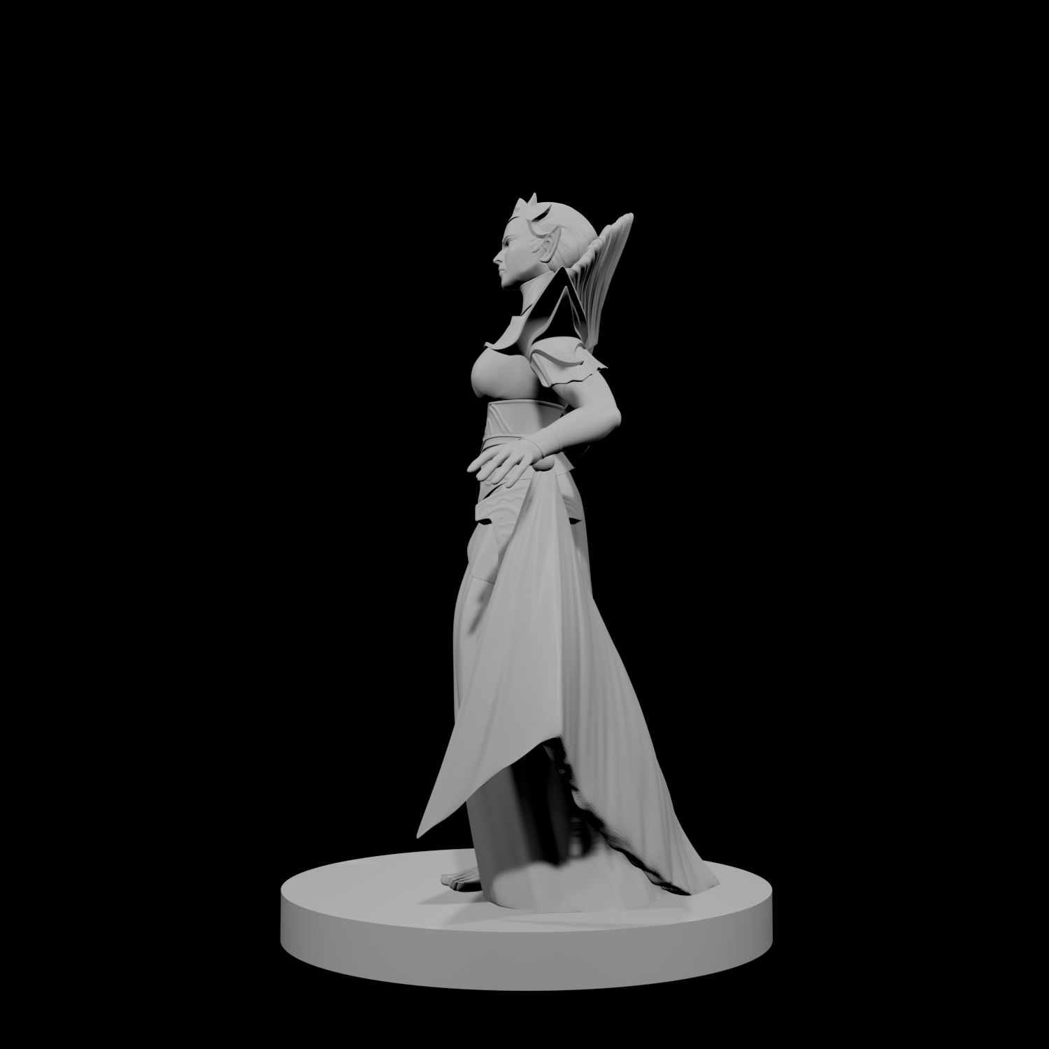 Sorcière Elfe (femme) niveau 2