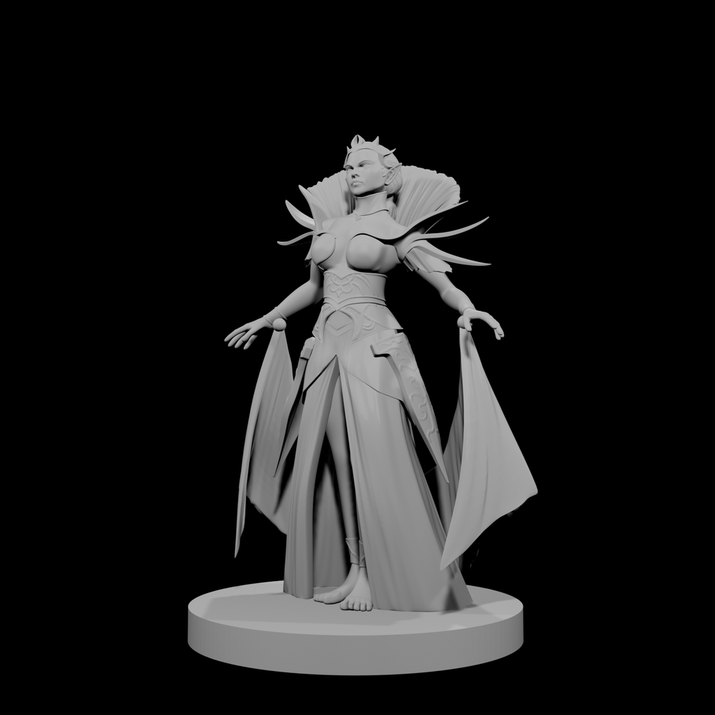 Sorcière Elfe (femme) niveau 2