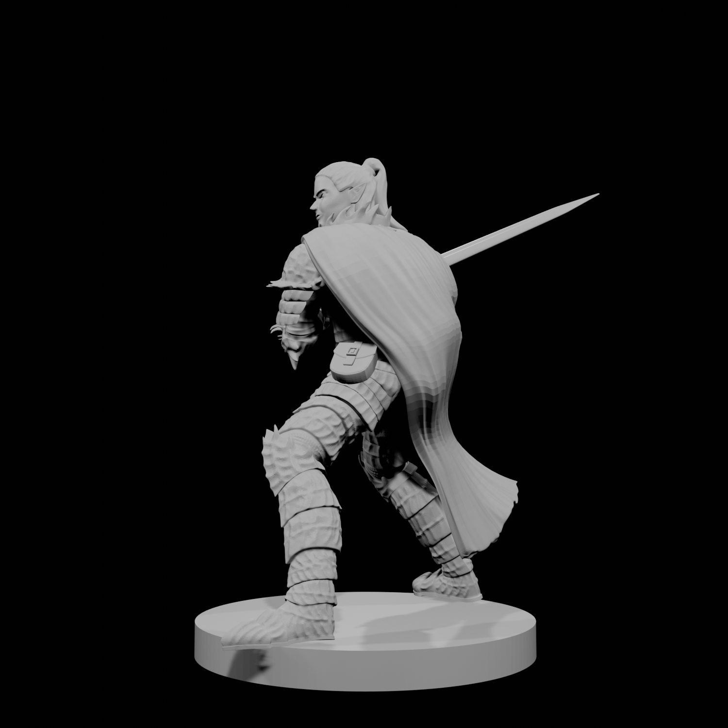 Paladin Déchu Elfe Mâle