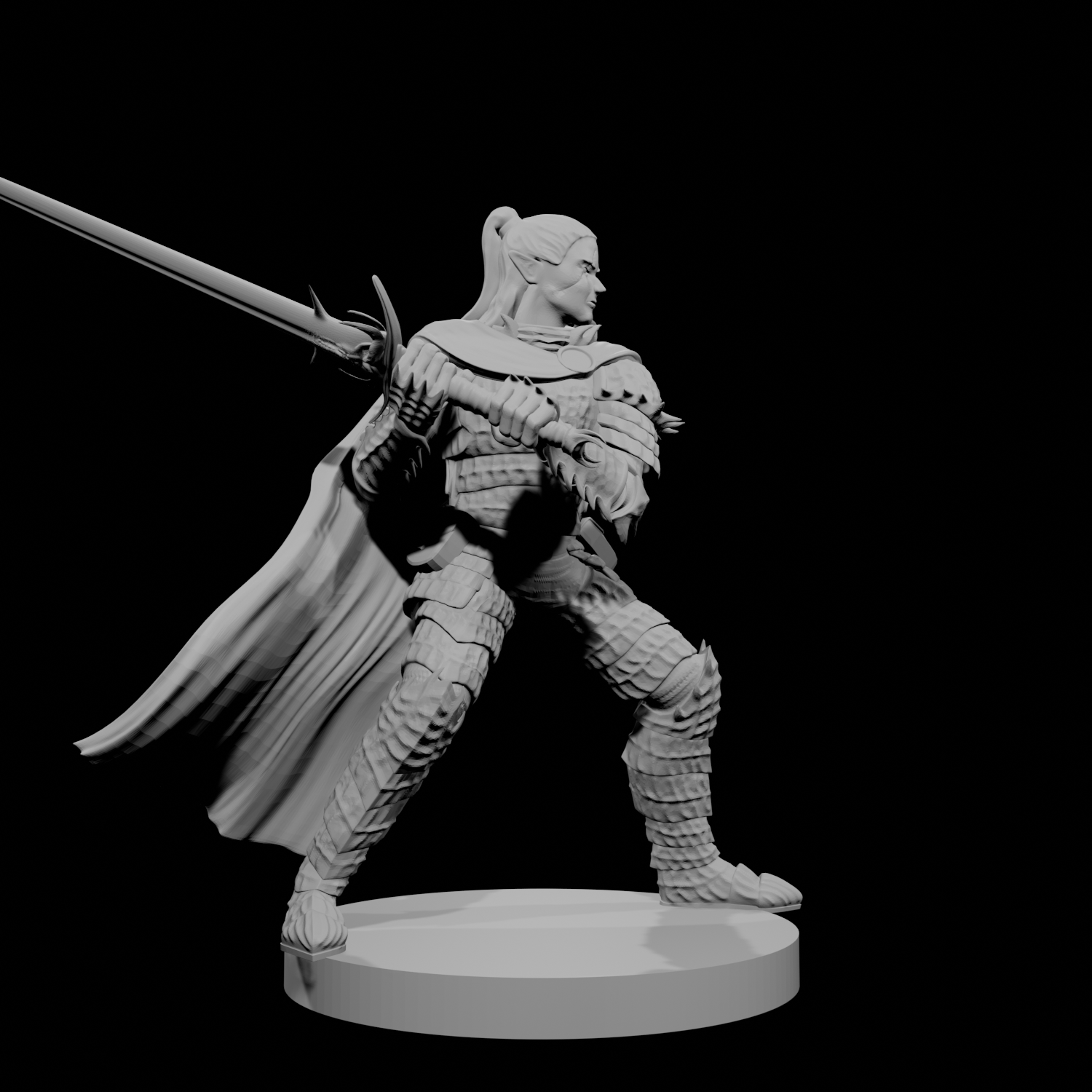 Paladin Déchu Elfe Mâle