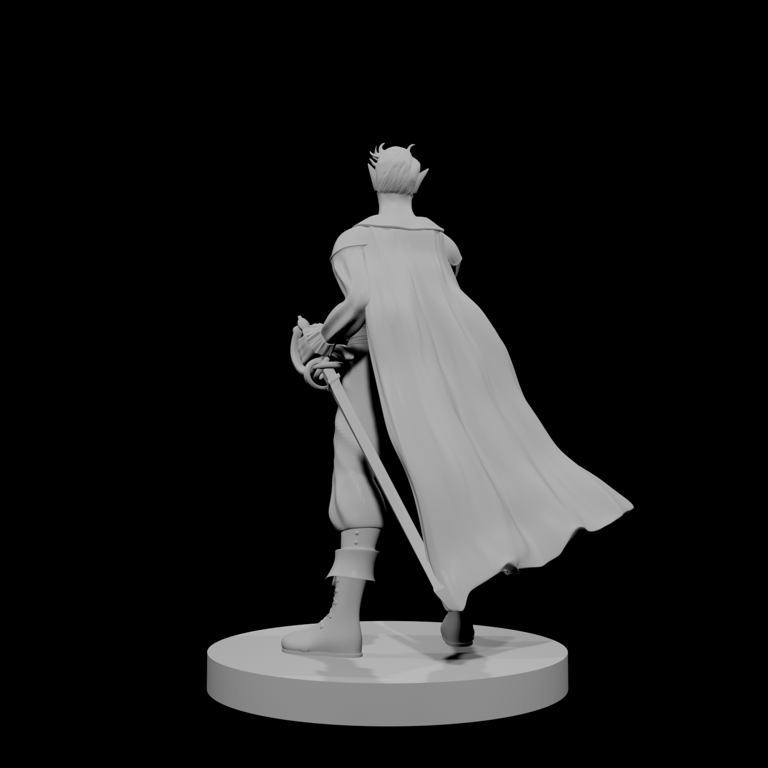 Warlock Hexblade Elfe Mâle Féérique