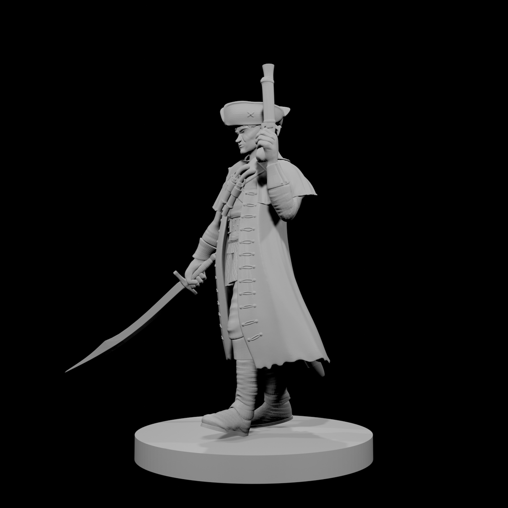 Elf Male Pirate Captain