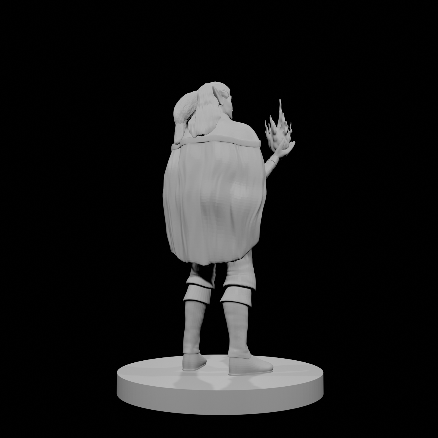 Elf Male Sorcerer with Hawk