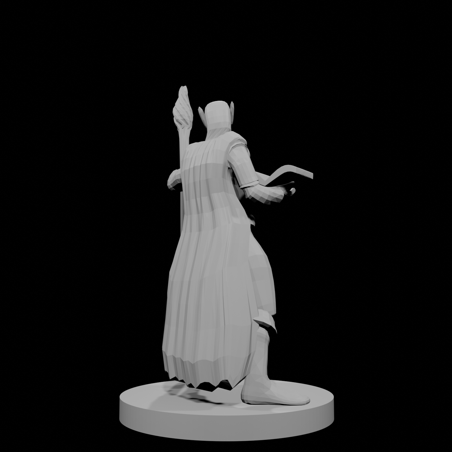 Elf Wizard Fireball
