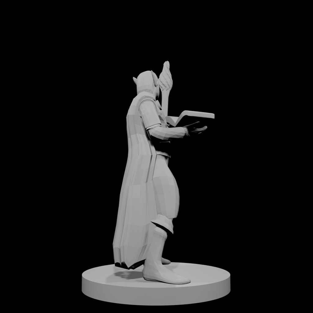 Elf Wizard Fireball