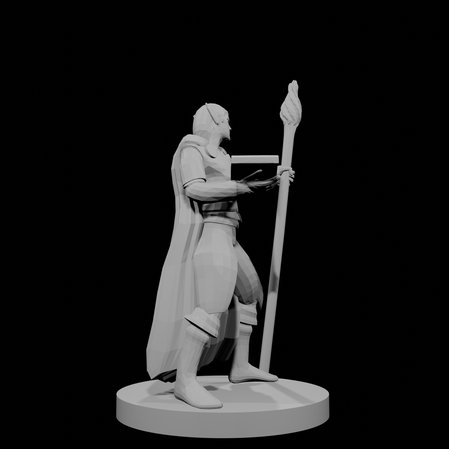 Elf Wizard Fireball