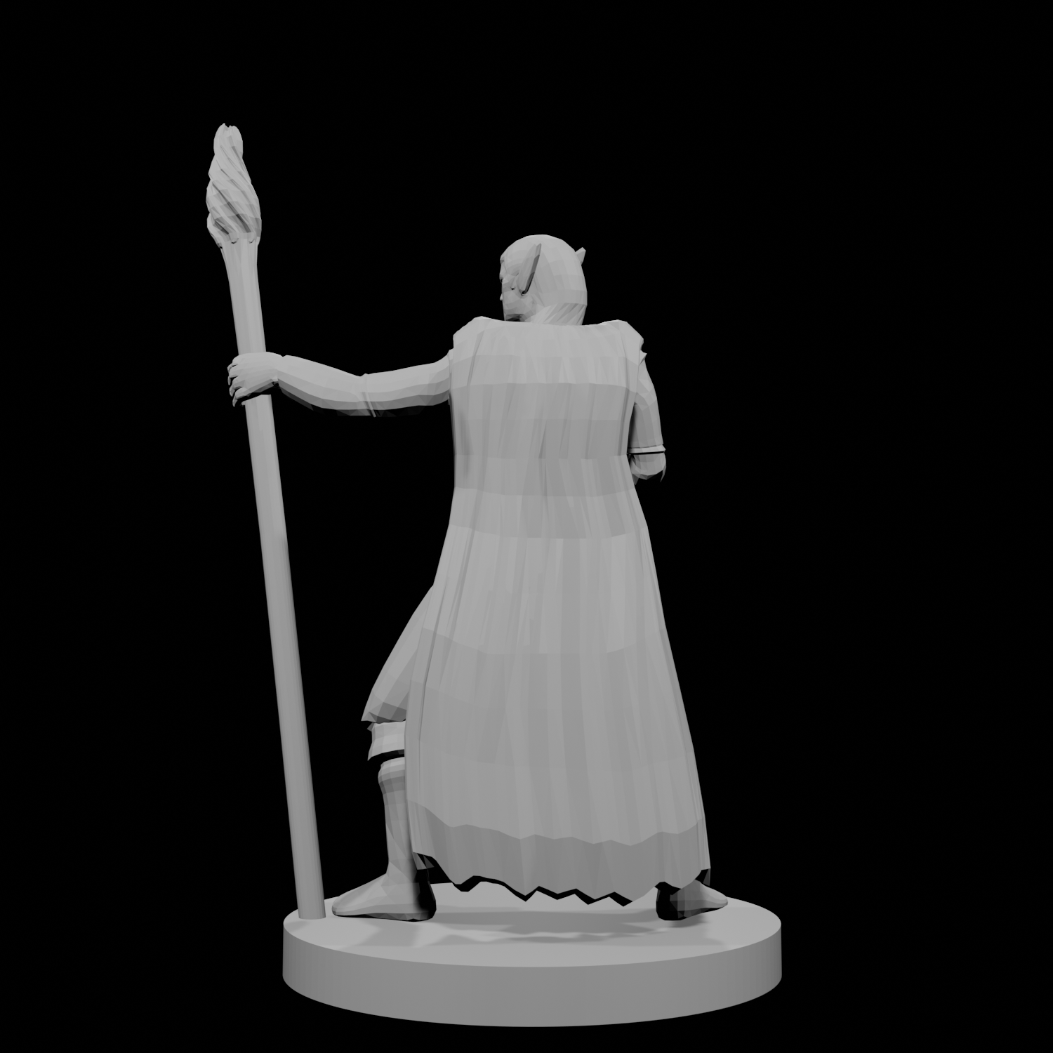 Elf Wizard Fireball