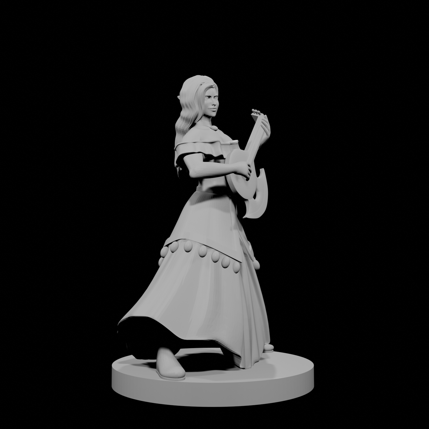 Elven Female Bard 2