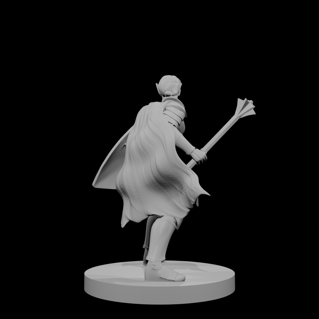 Elven Female Light Cleric