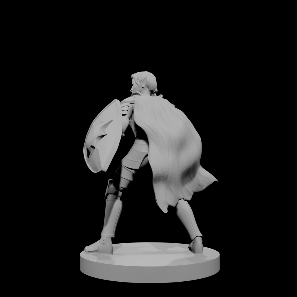 Elven Female Light Cleric