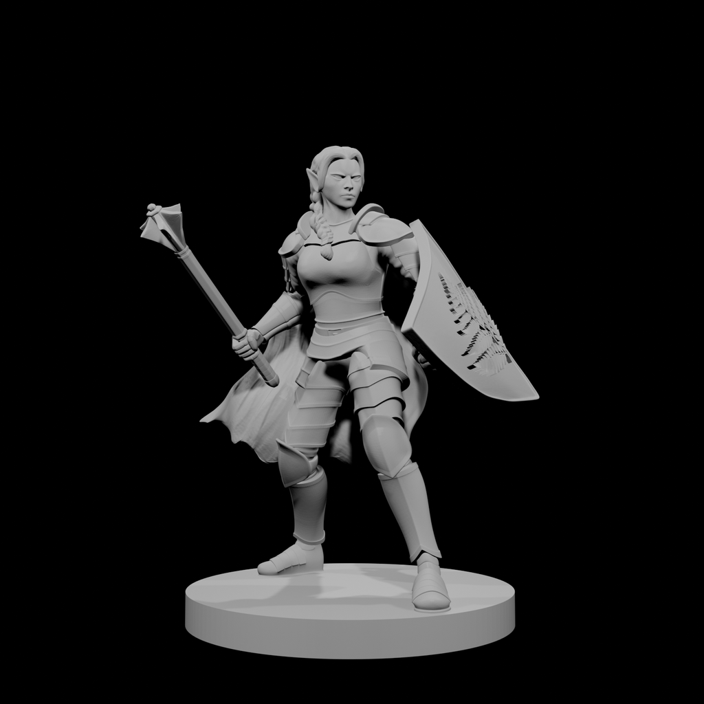 Elven Female Nature Cleric