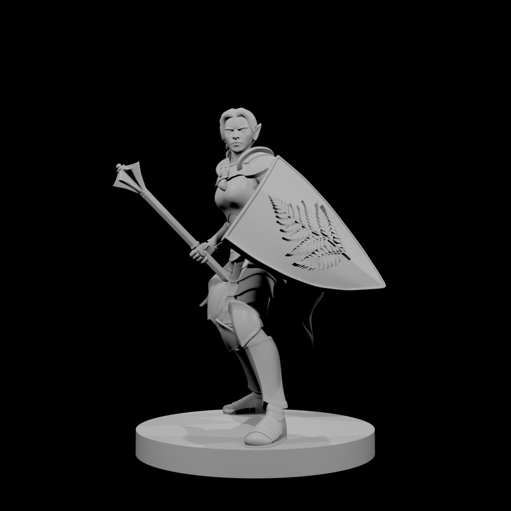 Elven Female Nature Cleric