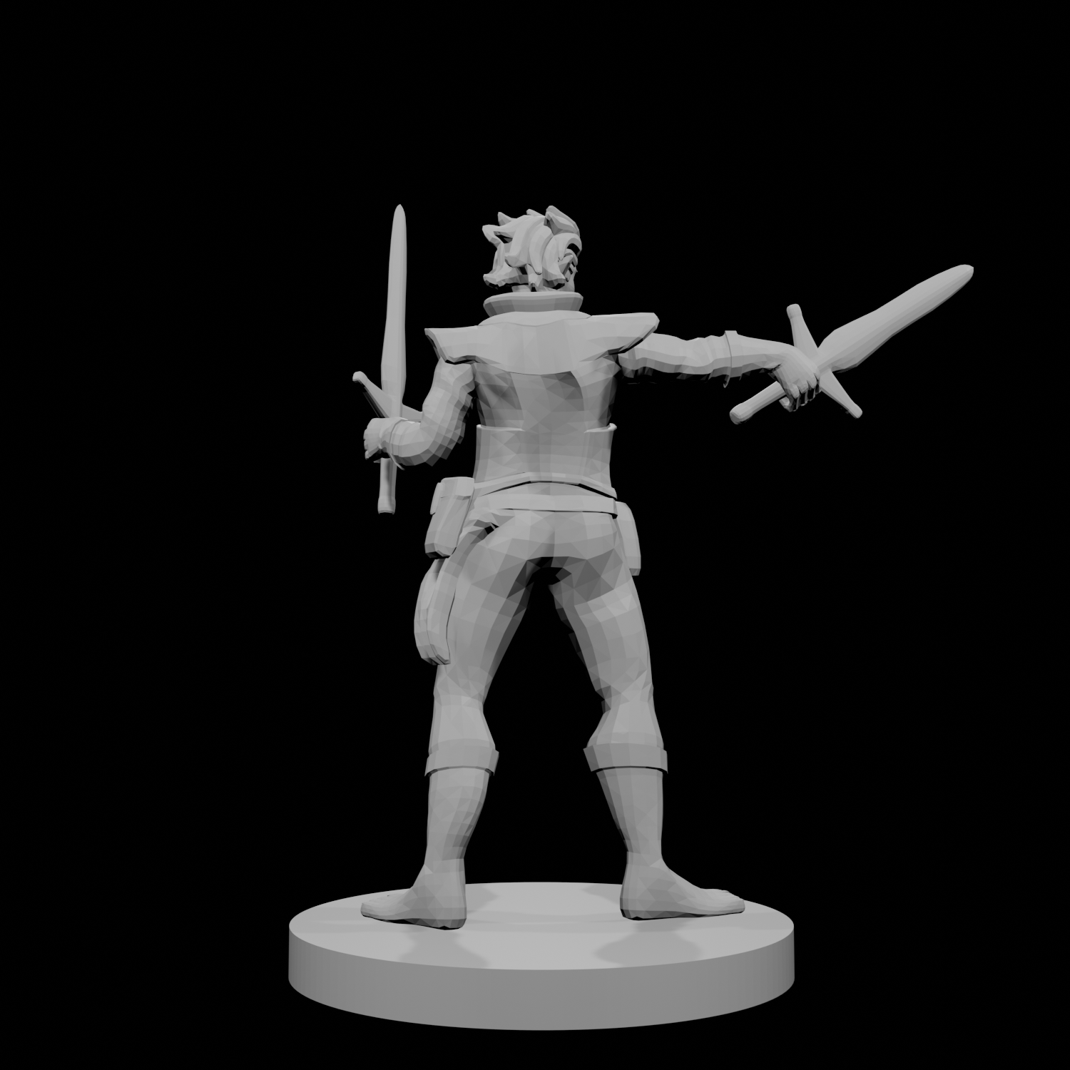 Elven Two Weapon fighter no shoes