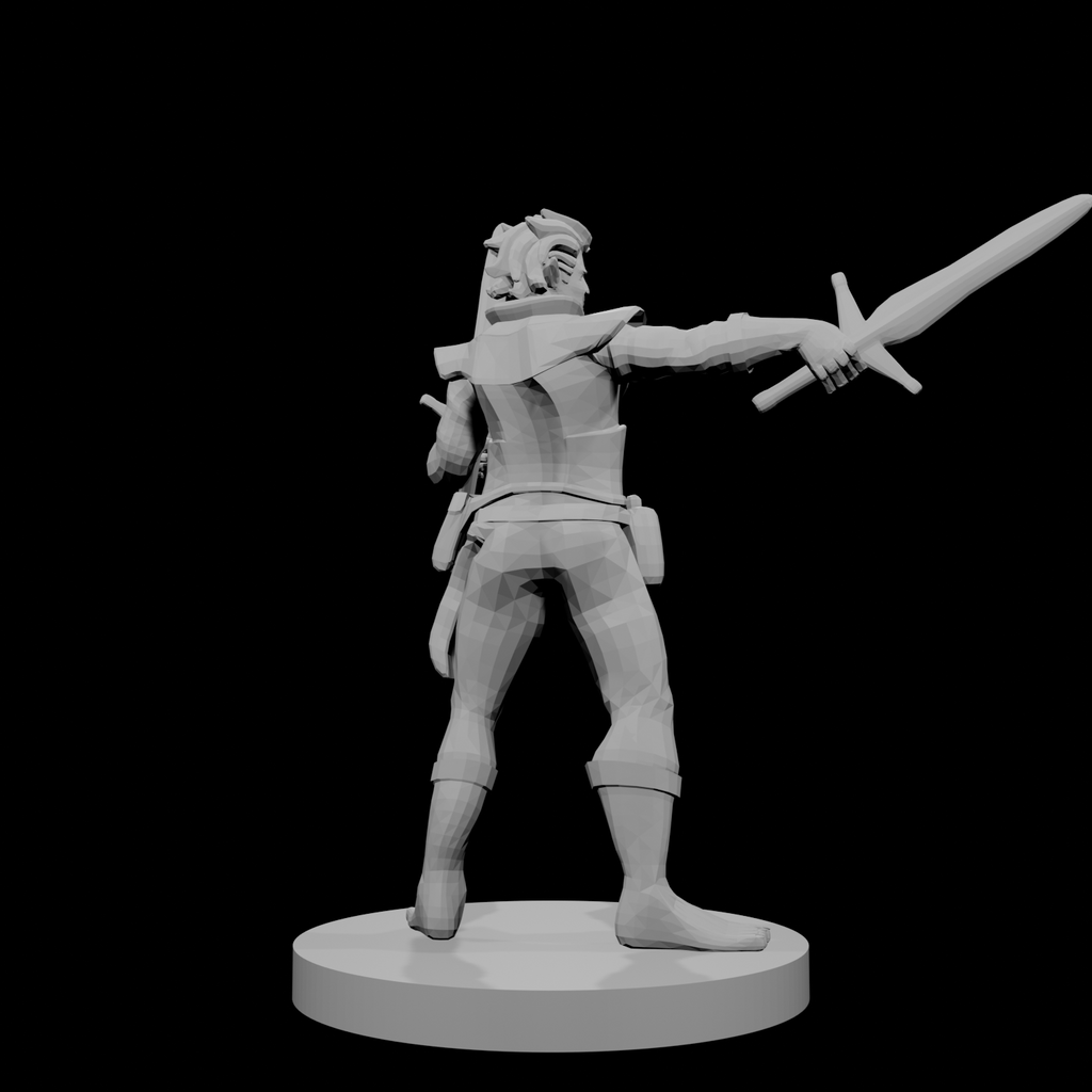 Elven Two Weapon fighter no shoes