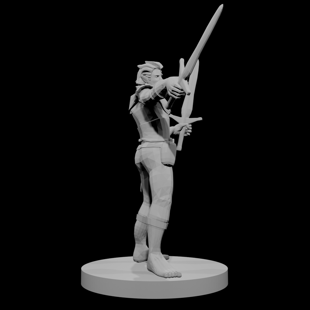 Elven Two Weapon fighter no shoes