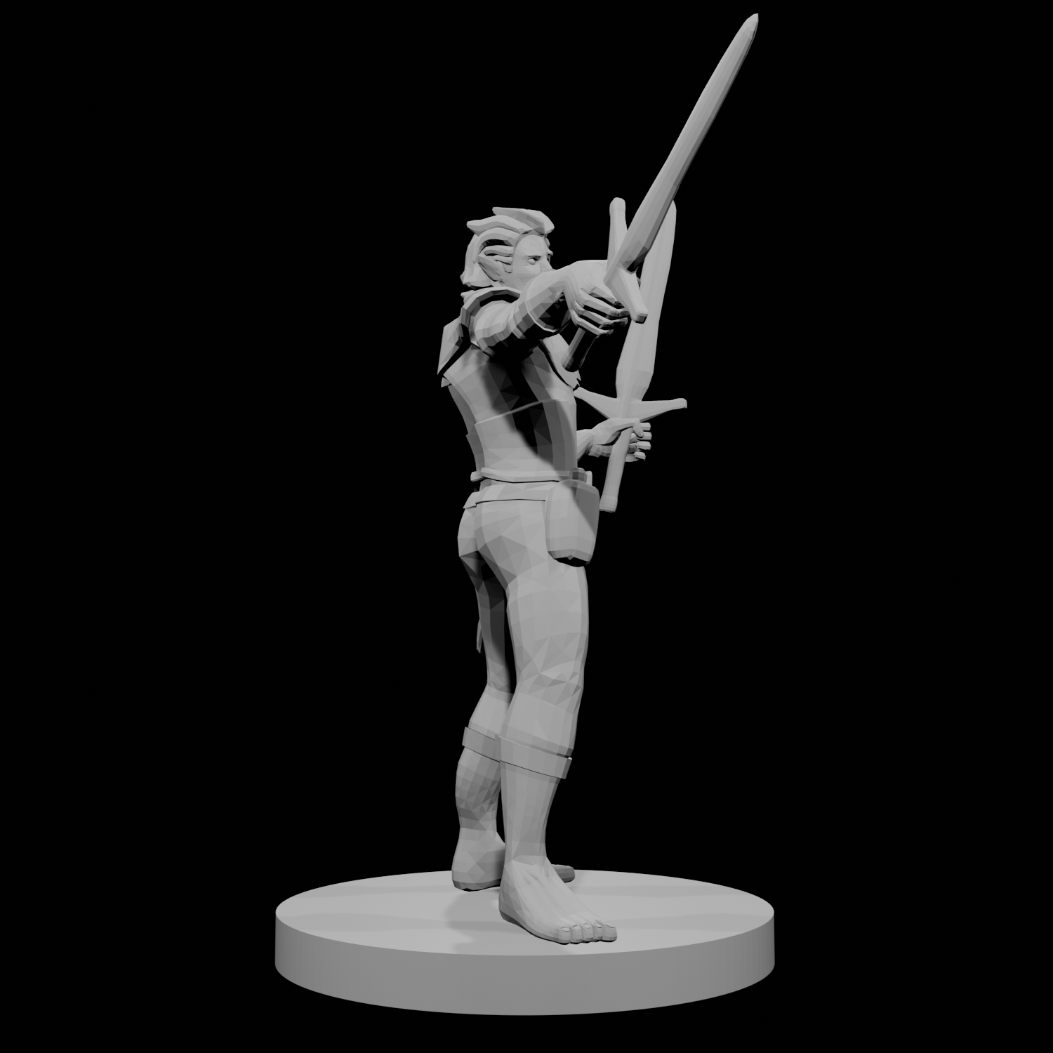Elven Two Weapon fighter no shoes