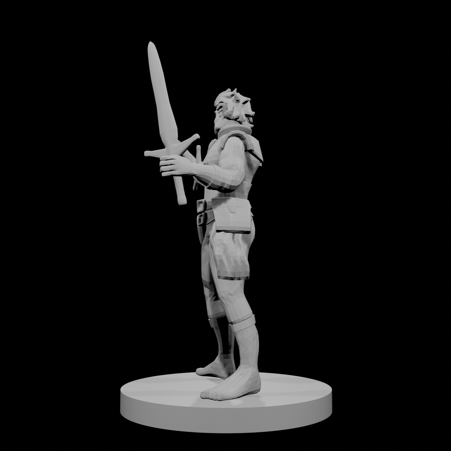 Elven Two Weapon fighter no shoes