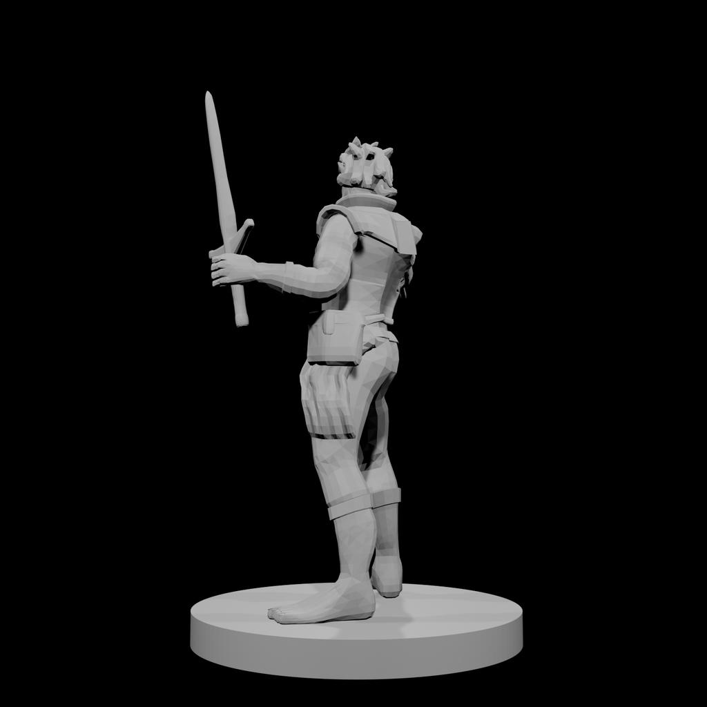 Elven Two Weapon fighter no shoes