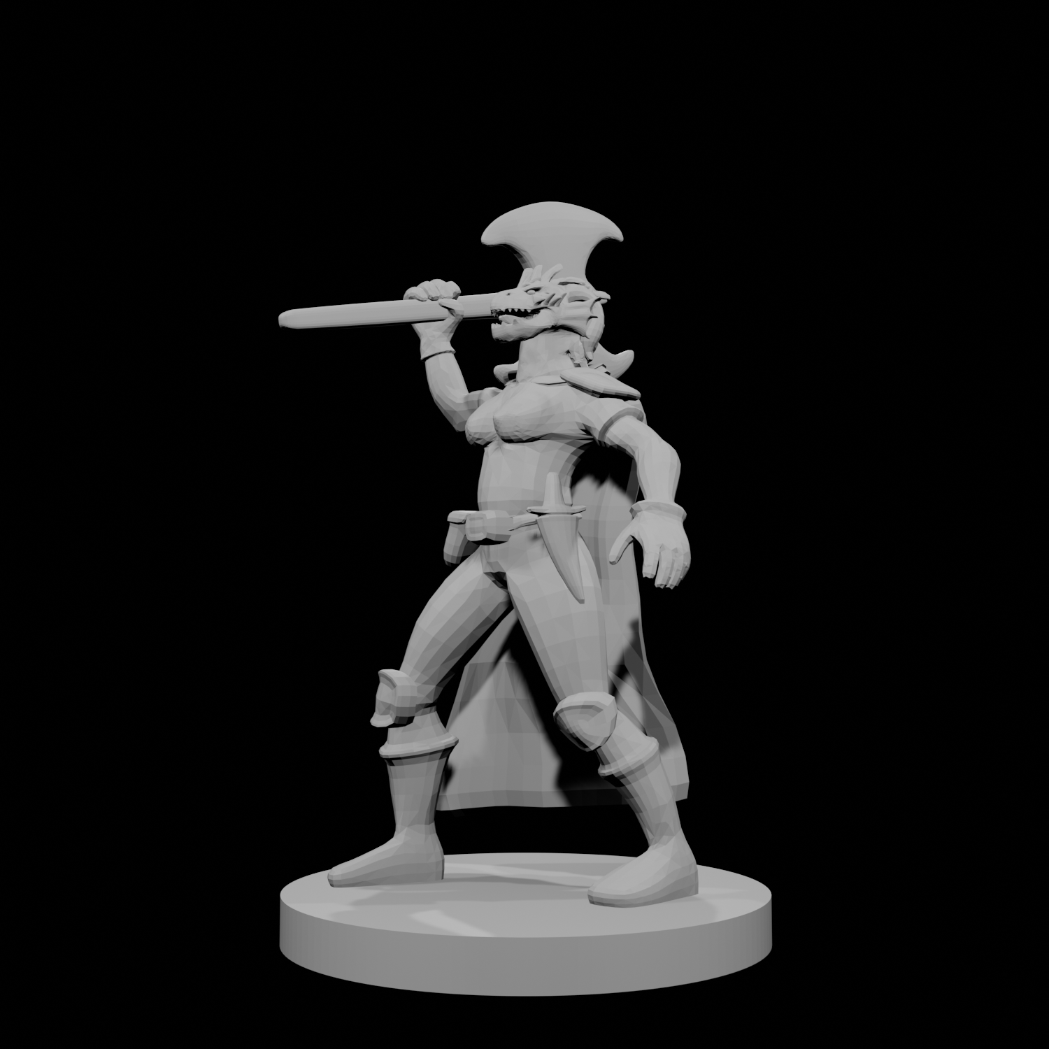 Female Dragonborn Barbarian