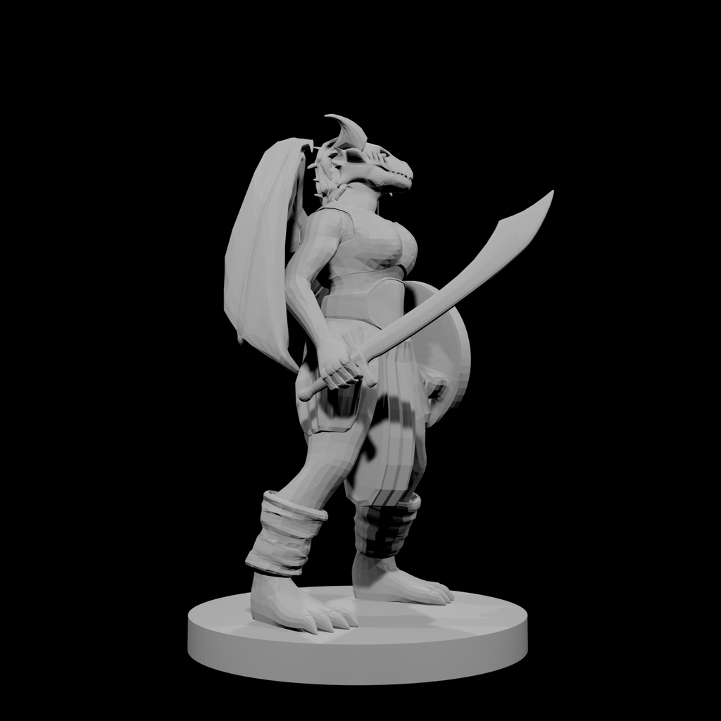 Female Dragonborn Druid
