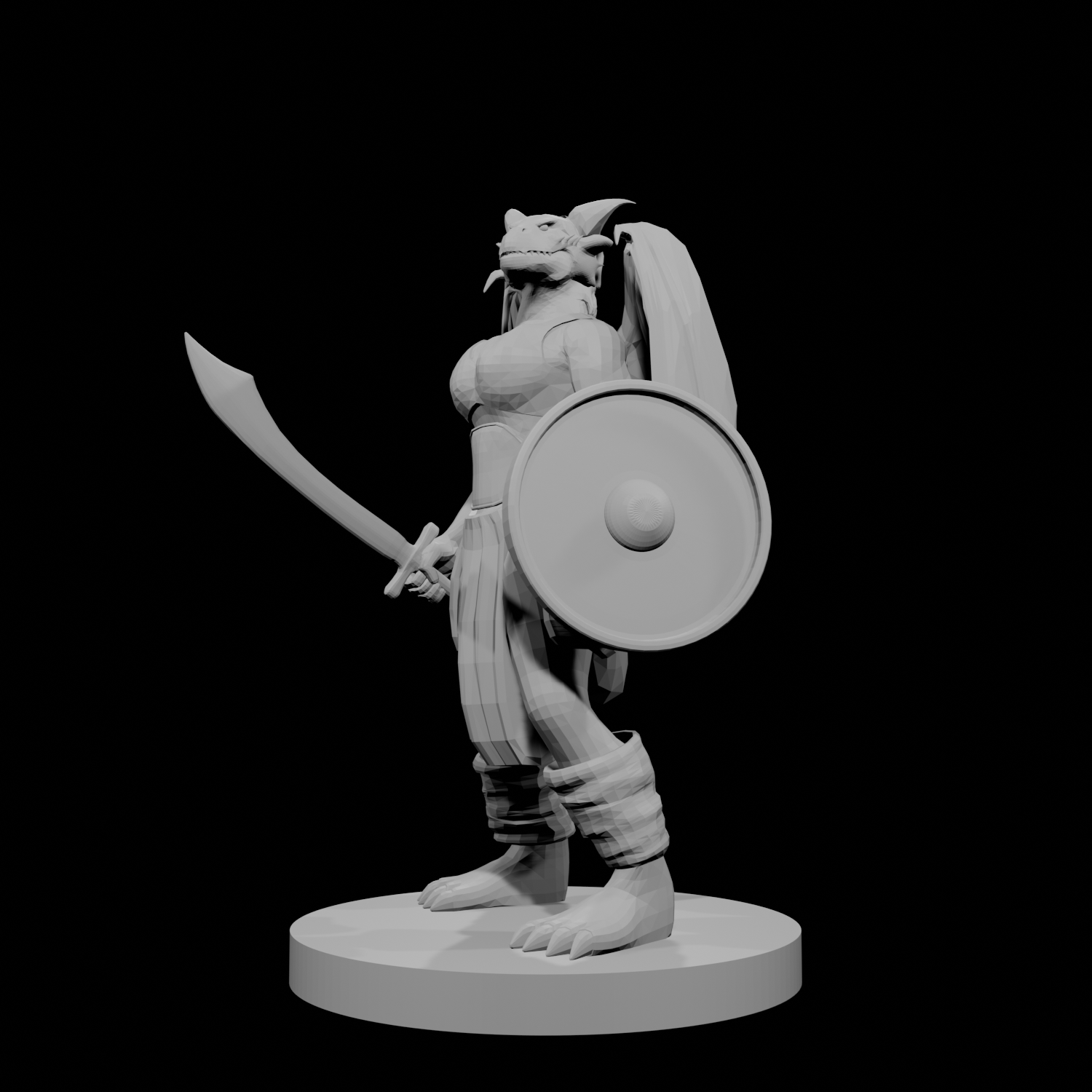 Female Dragonborn Druid