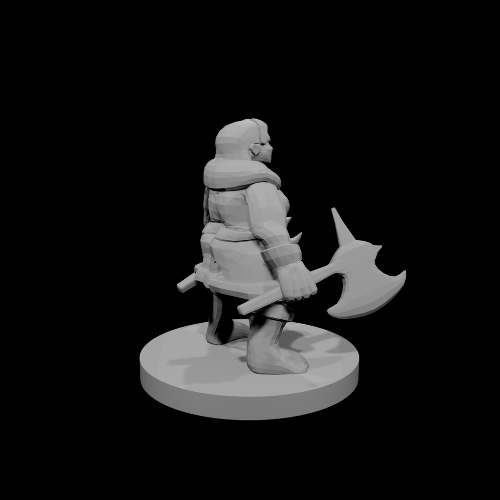 Female Dwarf Barbarian