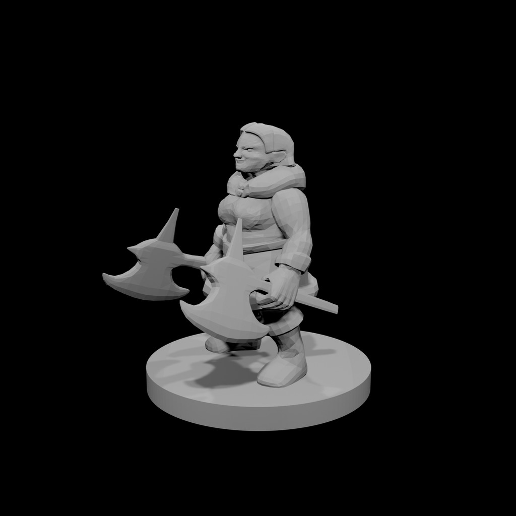 Female Dwarf Barbarian