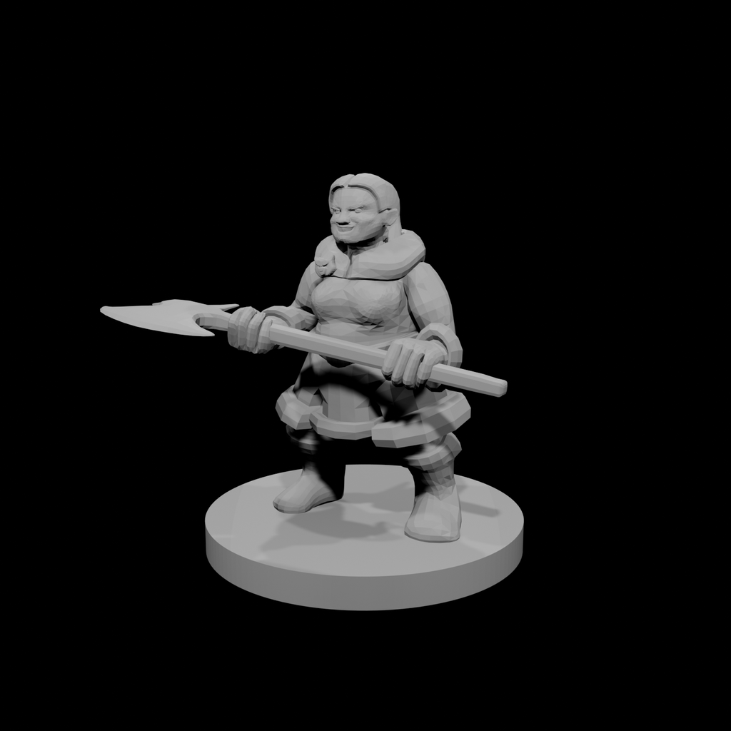 Female Dwarf Barbarian 2