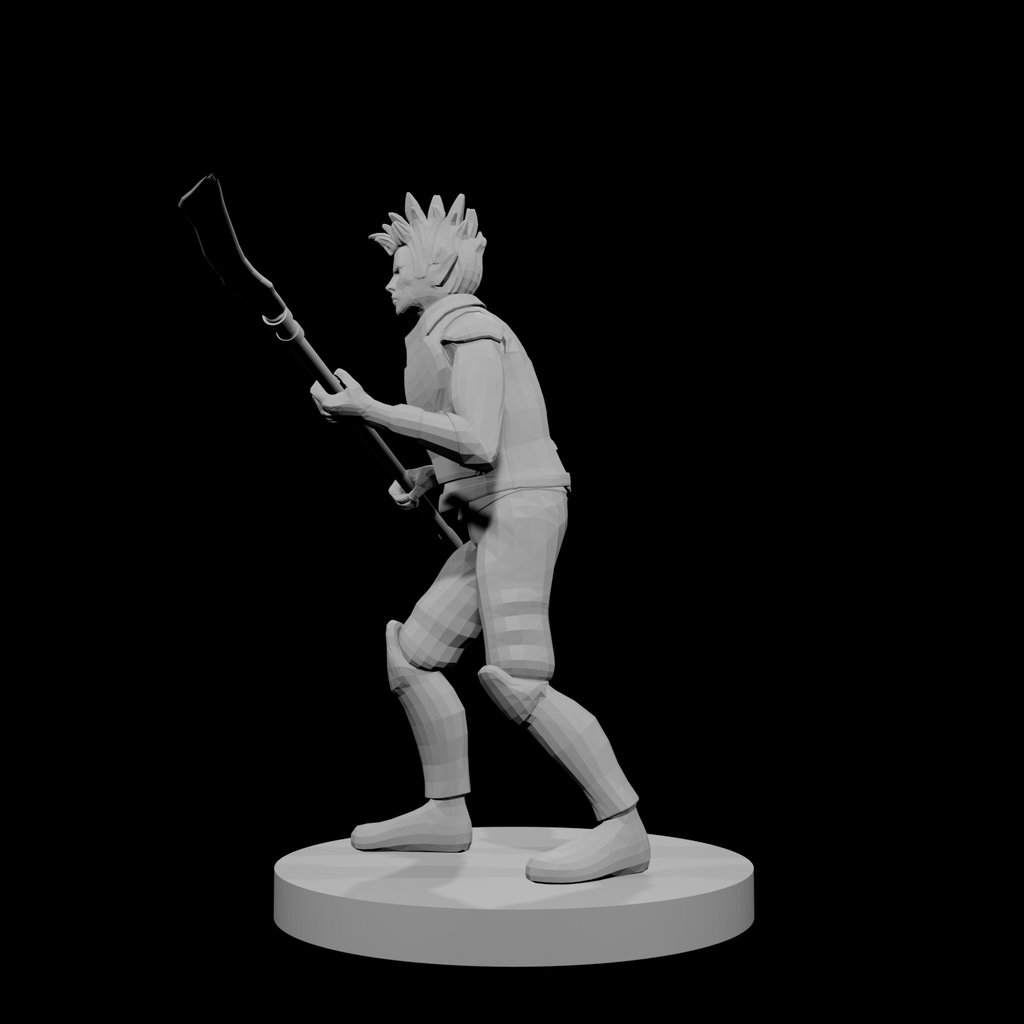 Female Elven Glaive Fighter