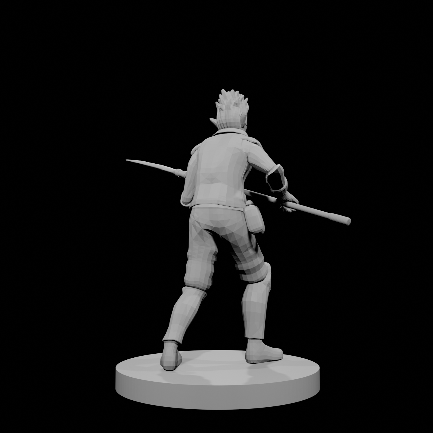 Female Elven Glaive Fighter