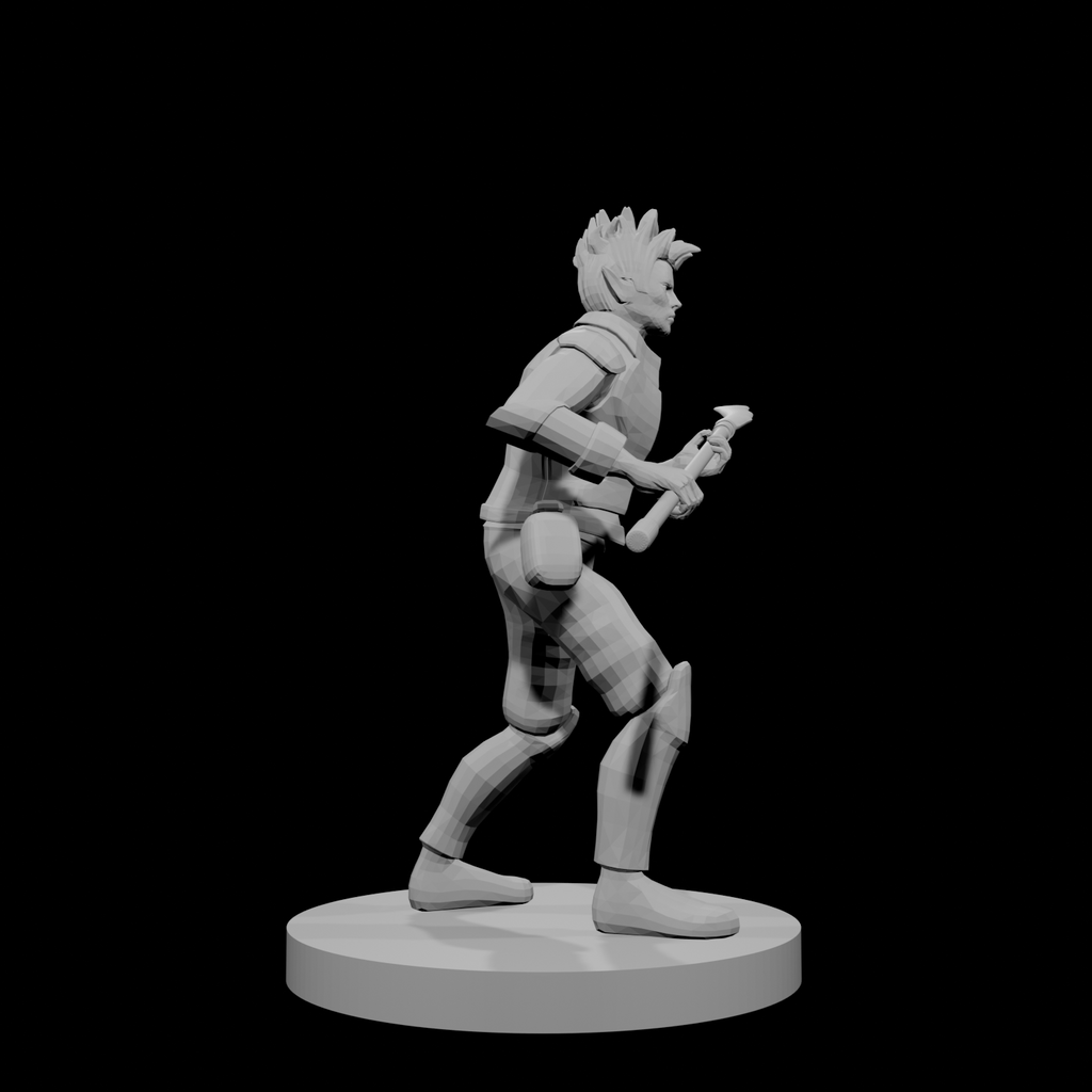 Female Elven Glaive Fighter