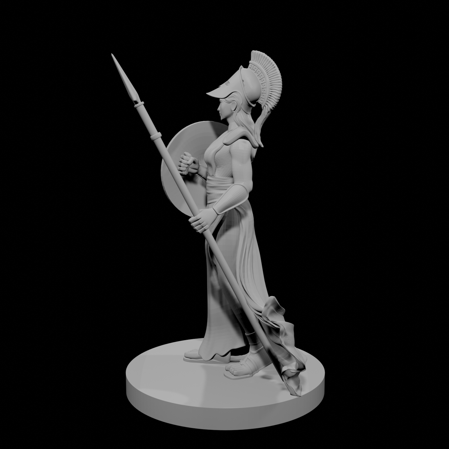 Female Greek Paladin