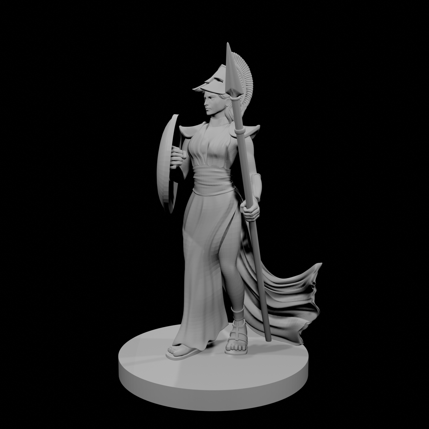 Female Greek Paladin