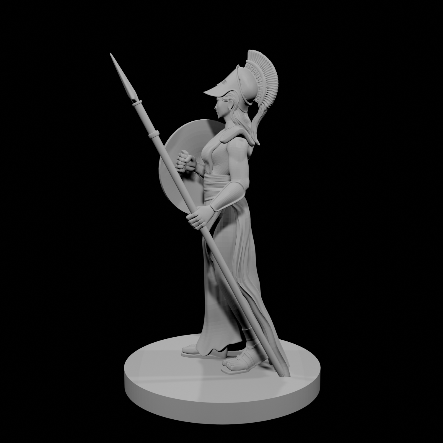 Female Greek Paladin 2