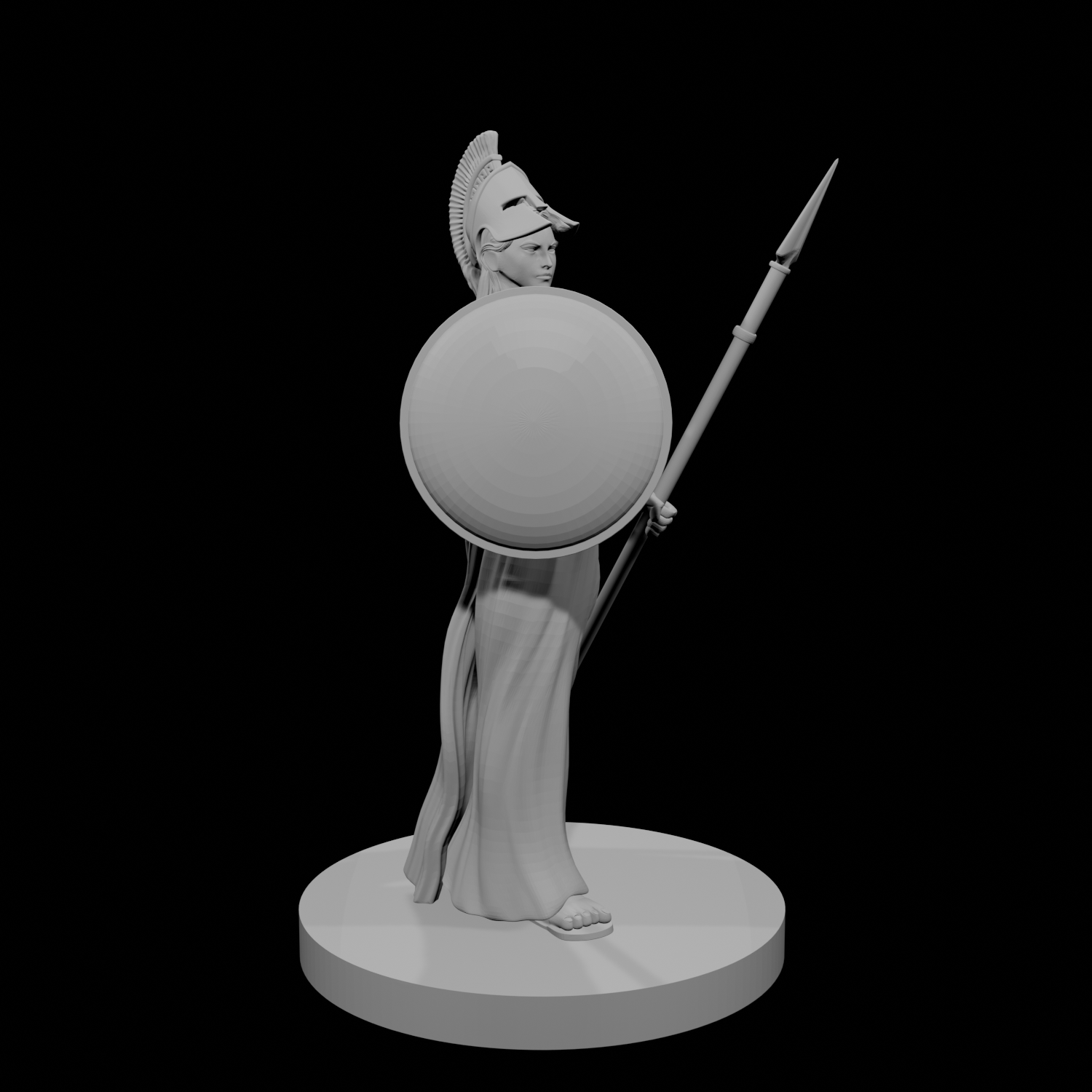 Female Greek Paladin 2
