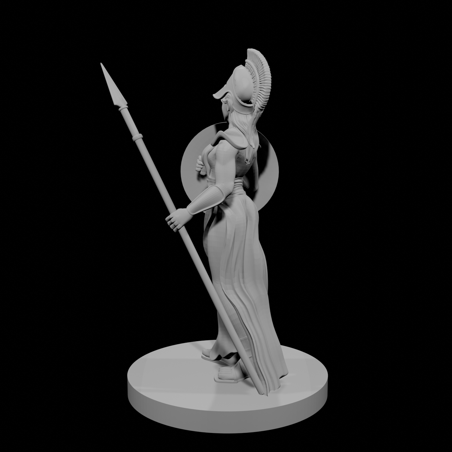 Female Greek Paladin 2