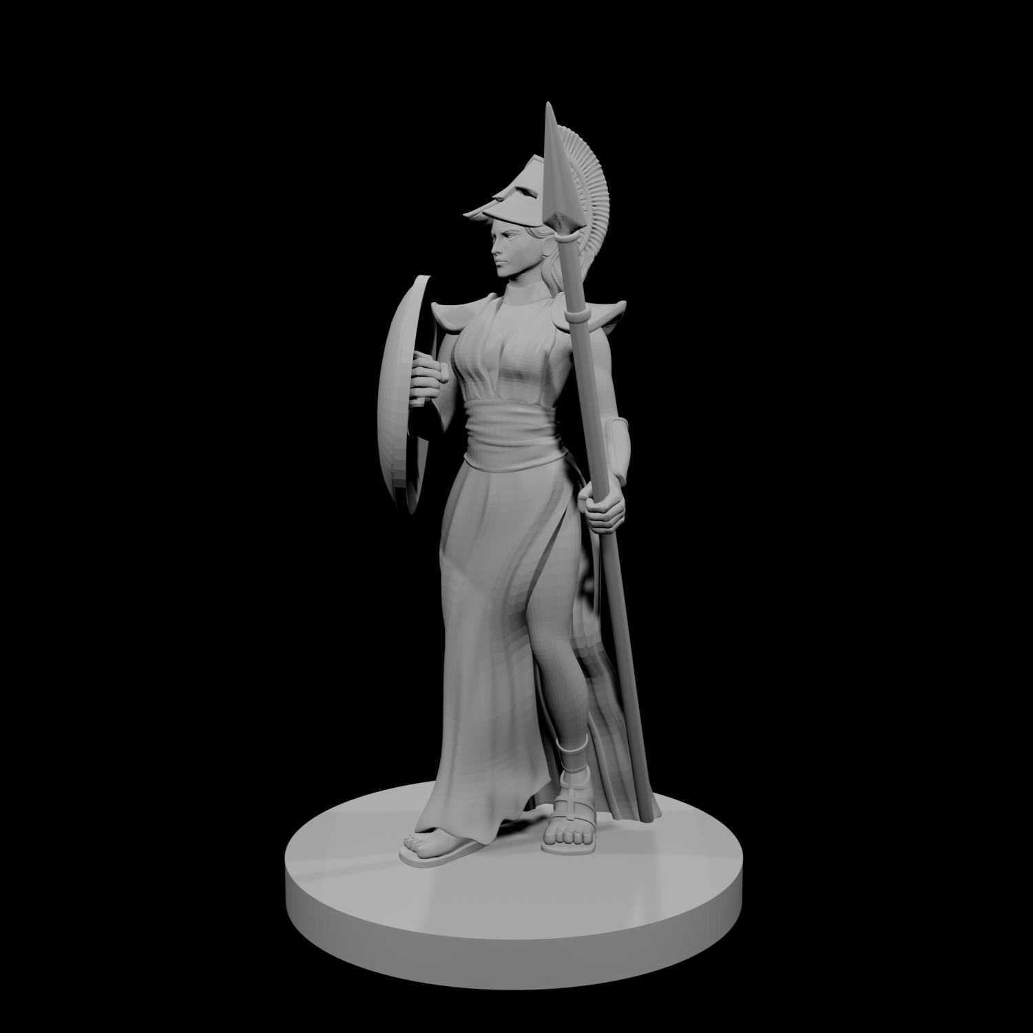 Female Greek Paladin 2