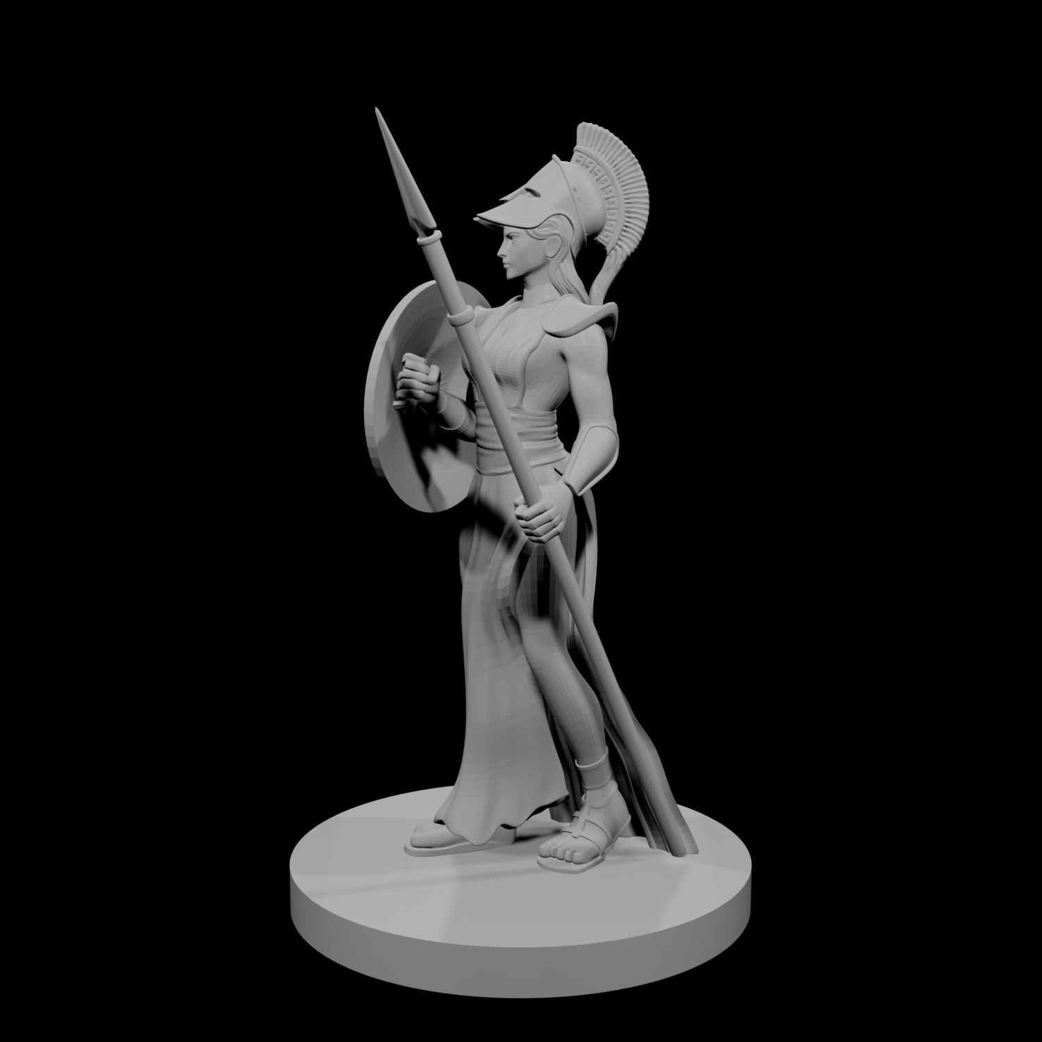 Female Greek Paladin 2