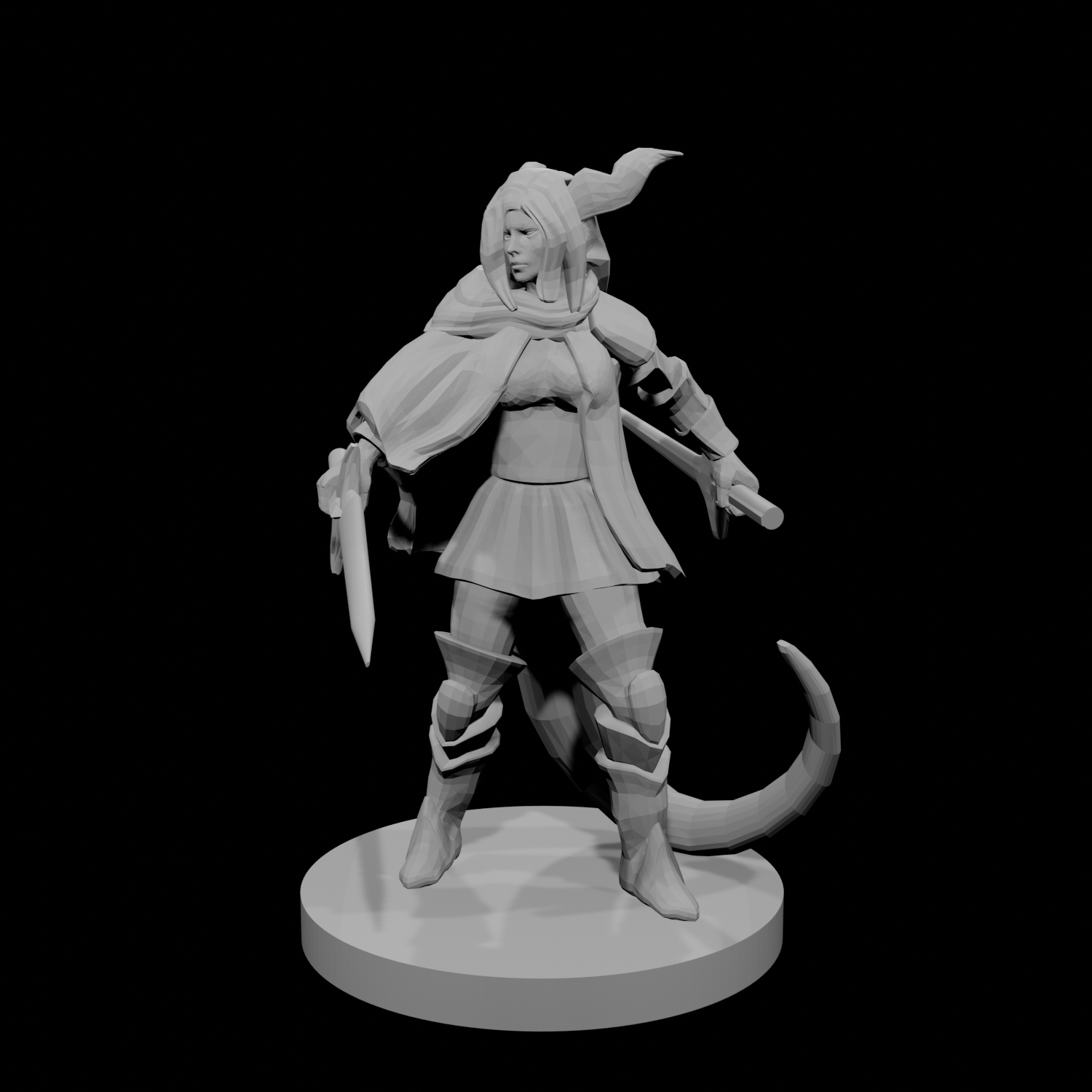 Female  Half Dragon Fighter