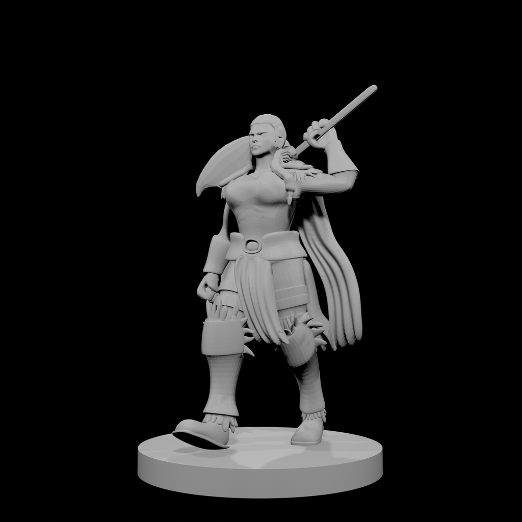 Female Human Barbarian