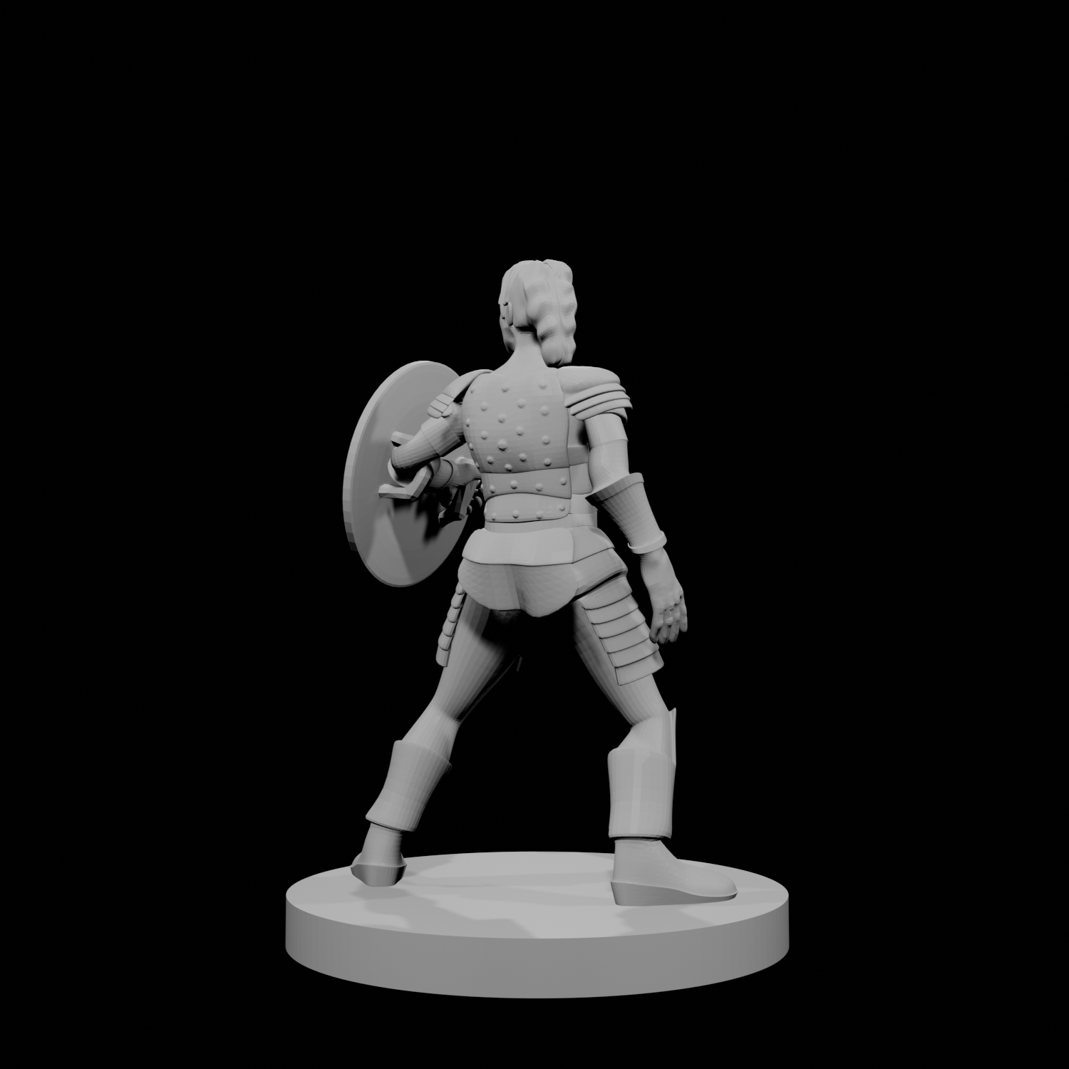 Female Human Cleric Shield