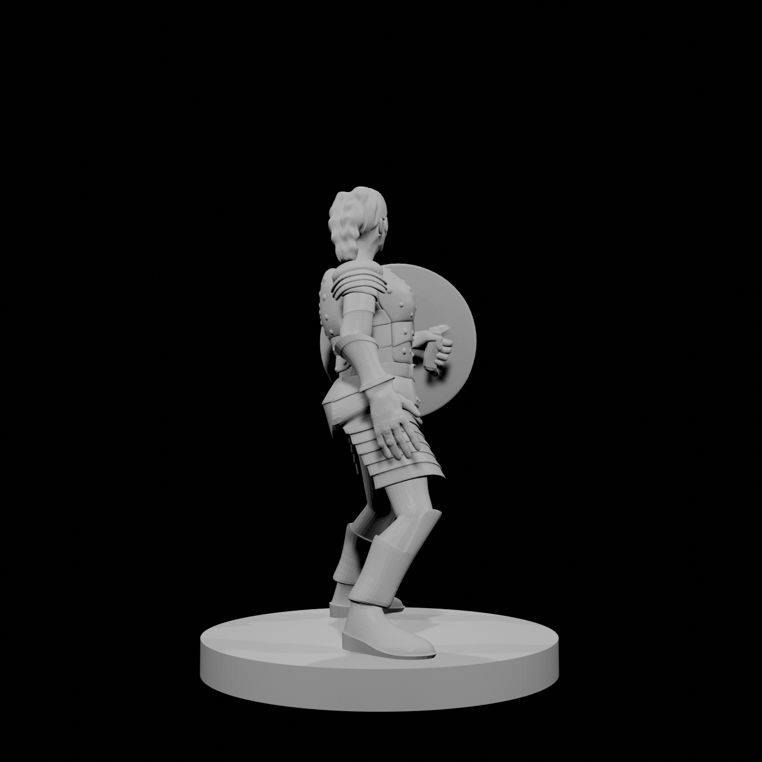 Female Human Cleric Shield