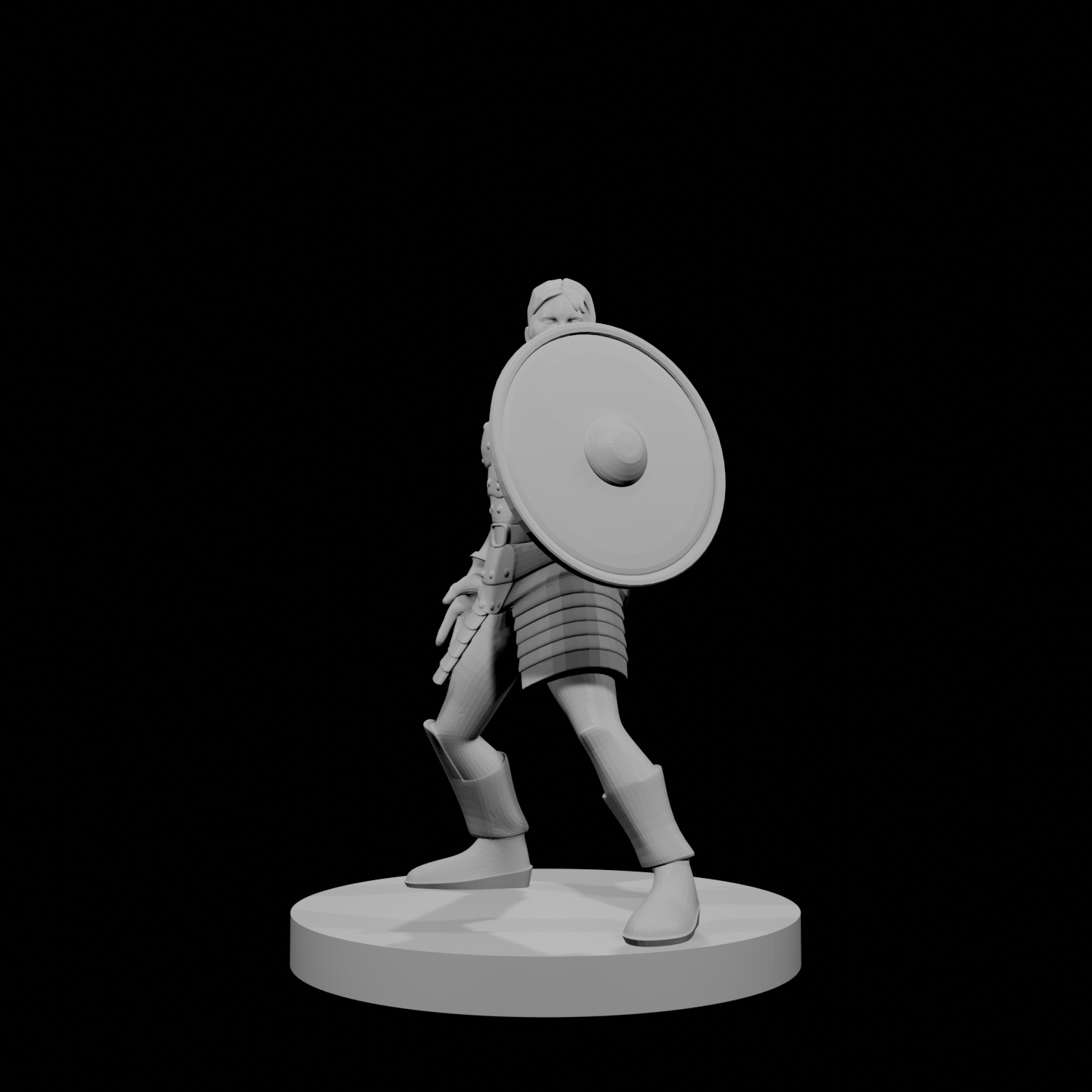 Female Human Cleric Shield