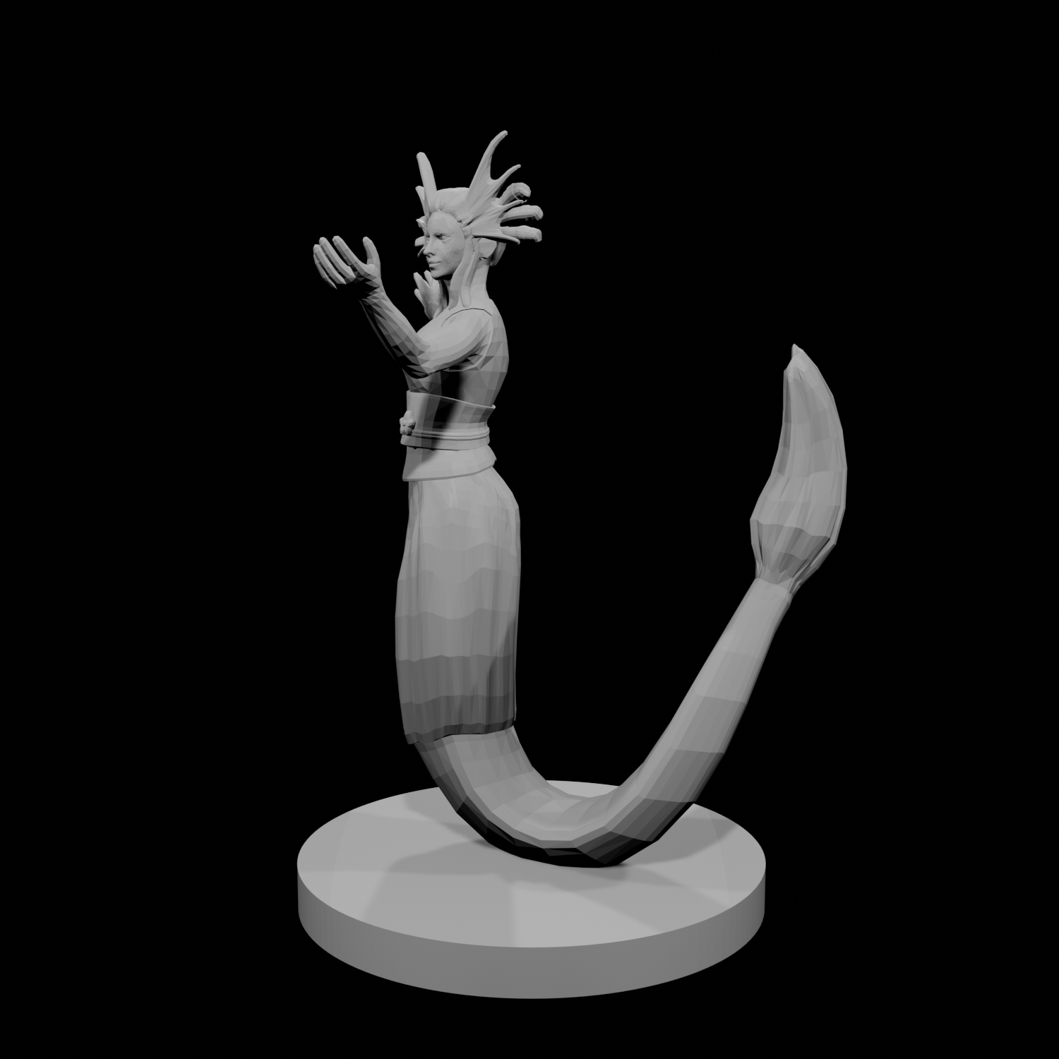 Female Merfolk Waterlancer