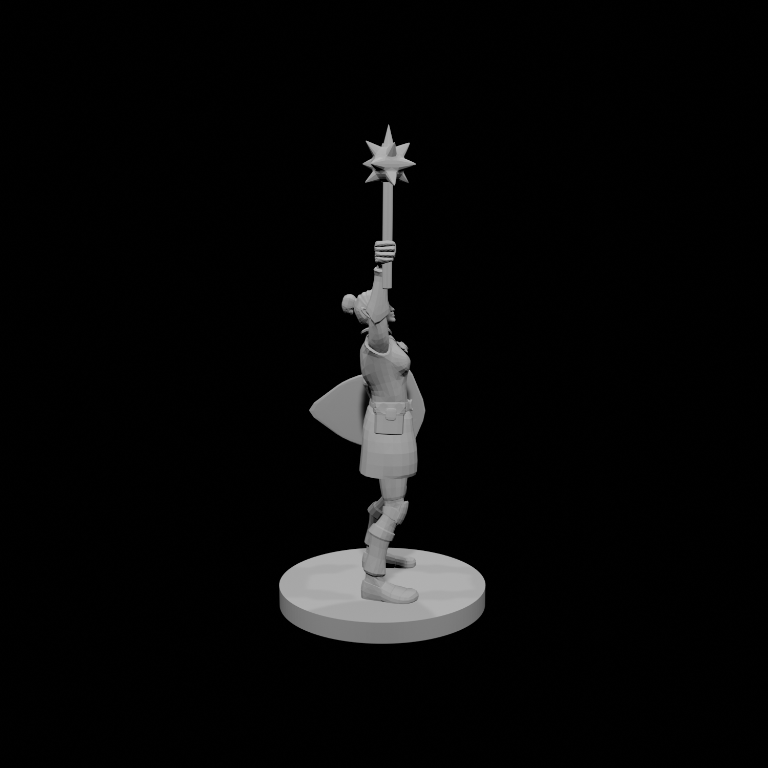Female Sun Paladin Cleric