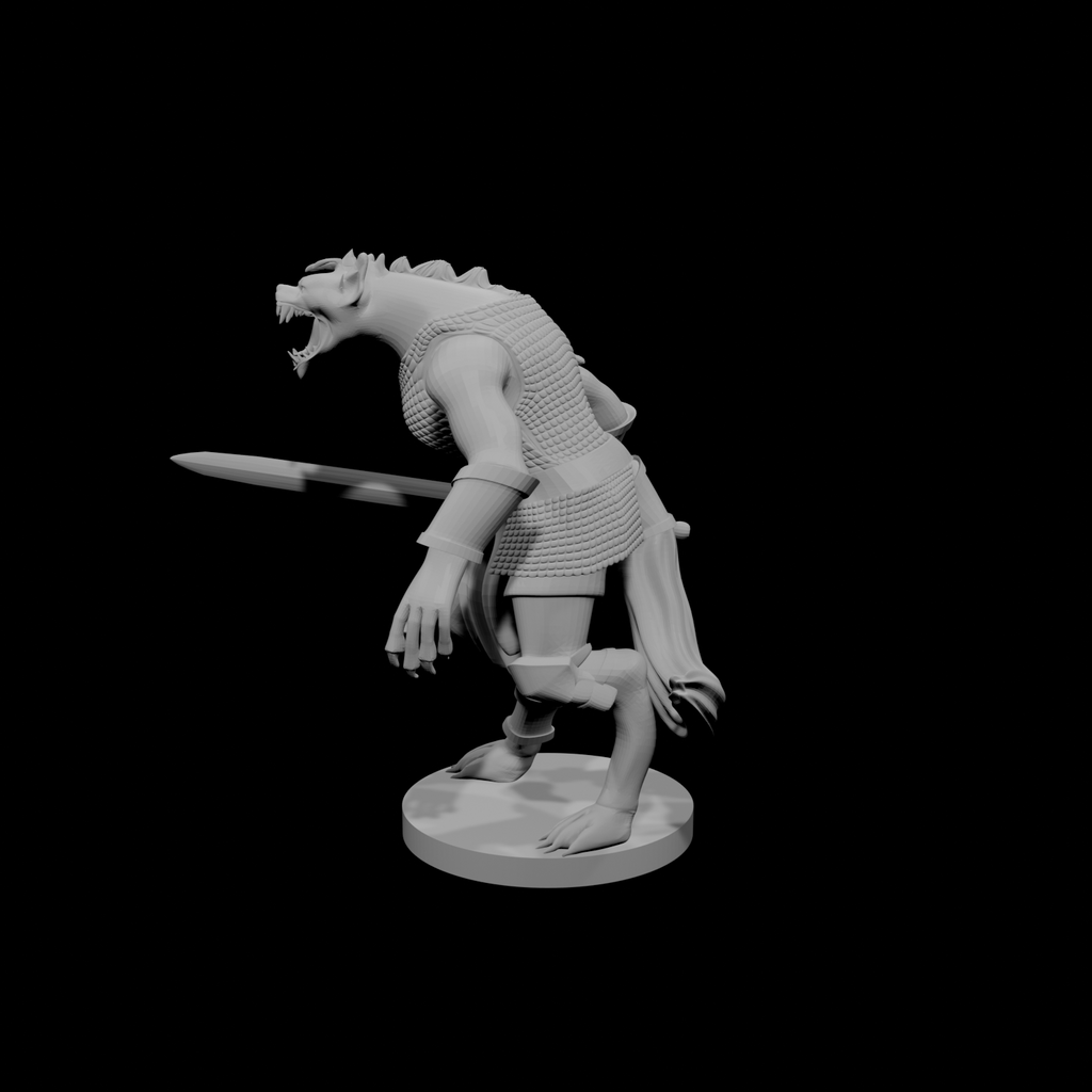 Gnoll Female Fighter