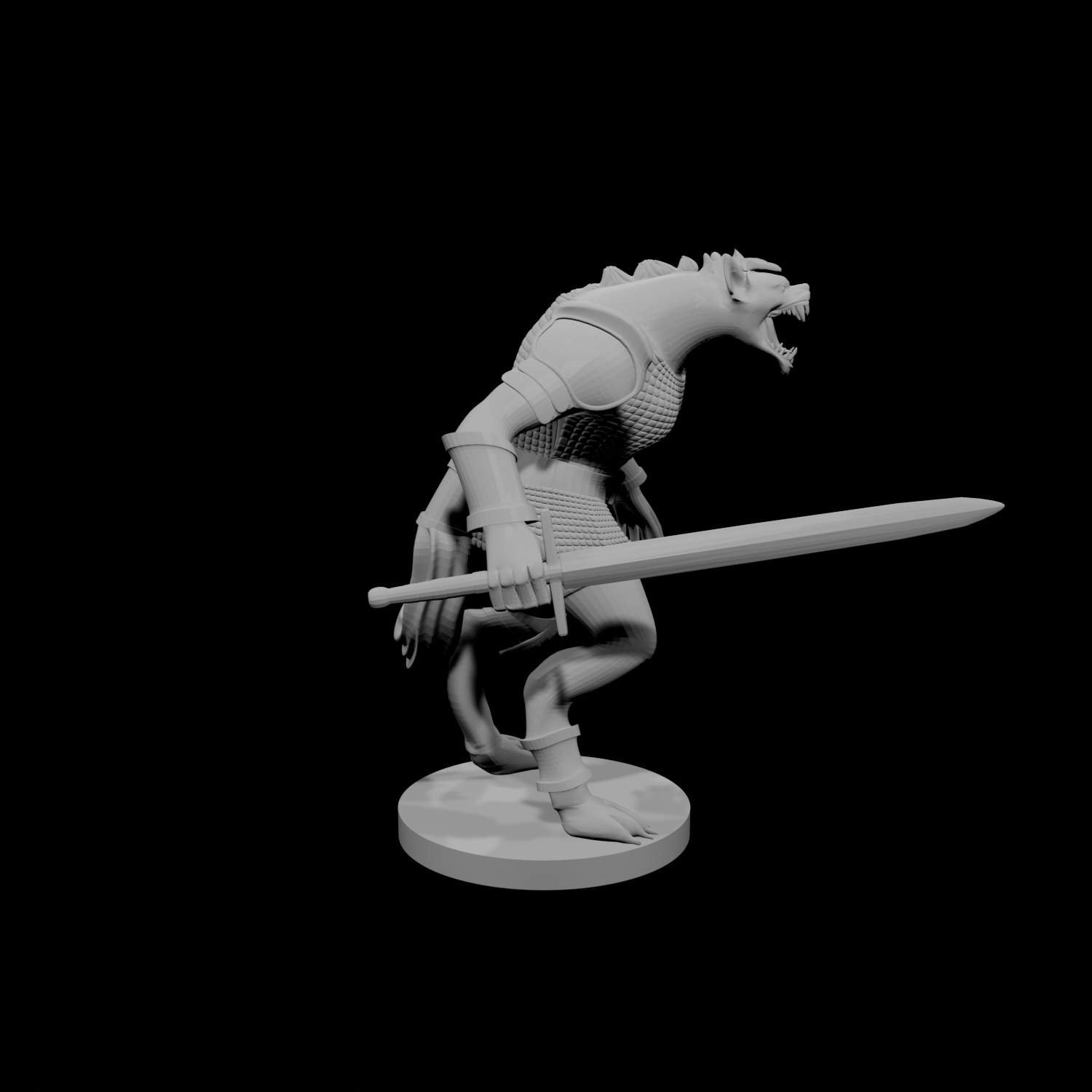 Gnoll Female Fighter