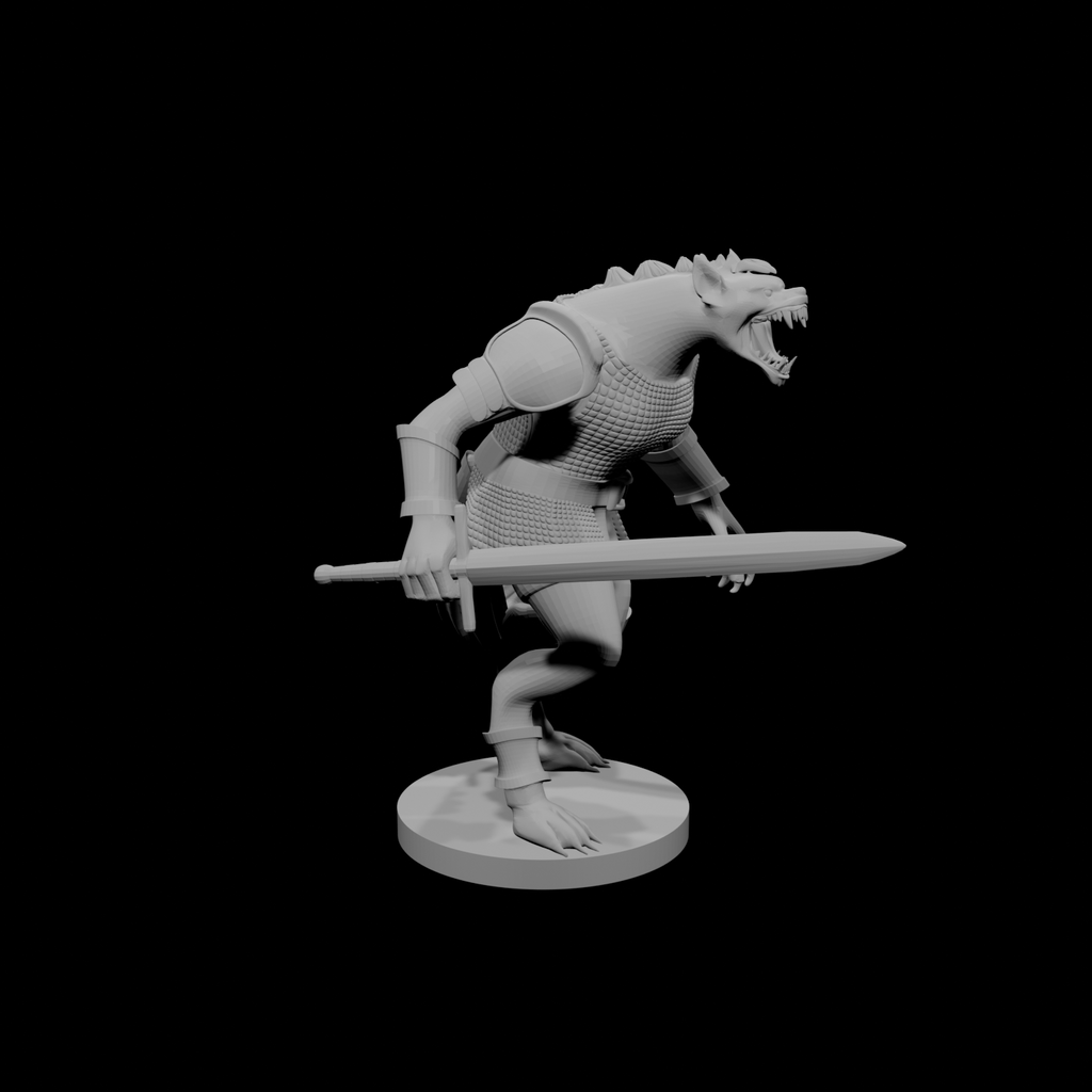 Gnoll Female Fighter