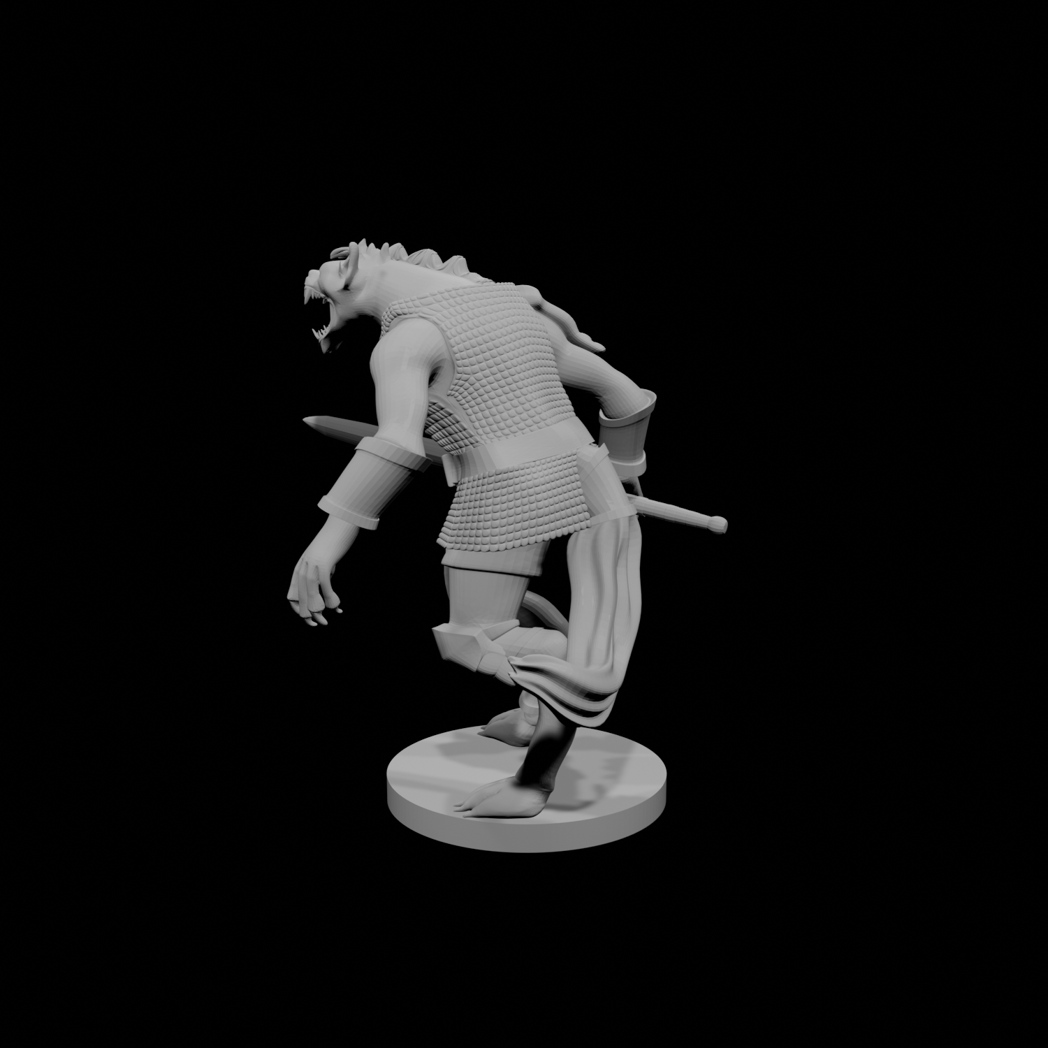 Gnoll Female Fighter