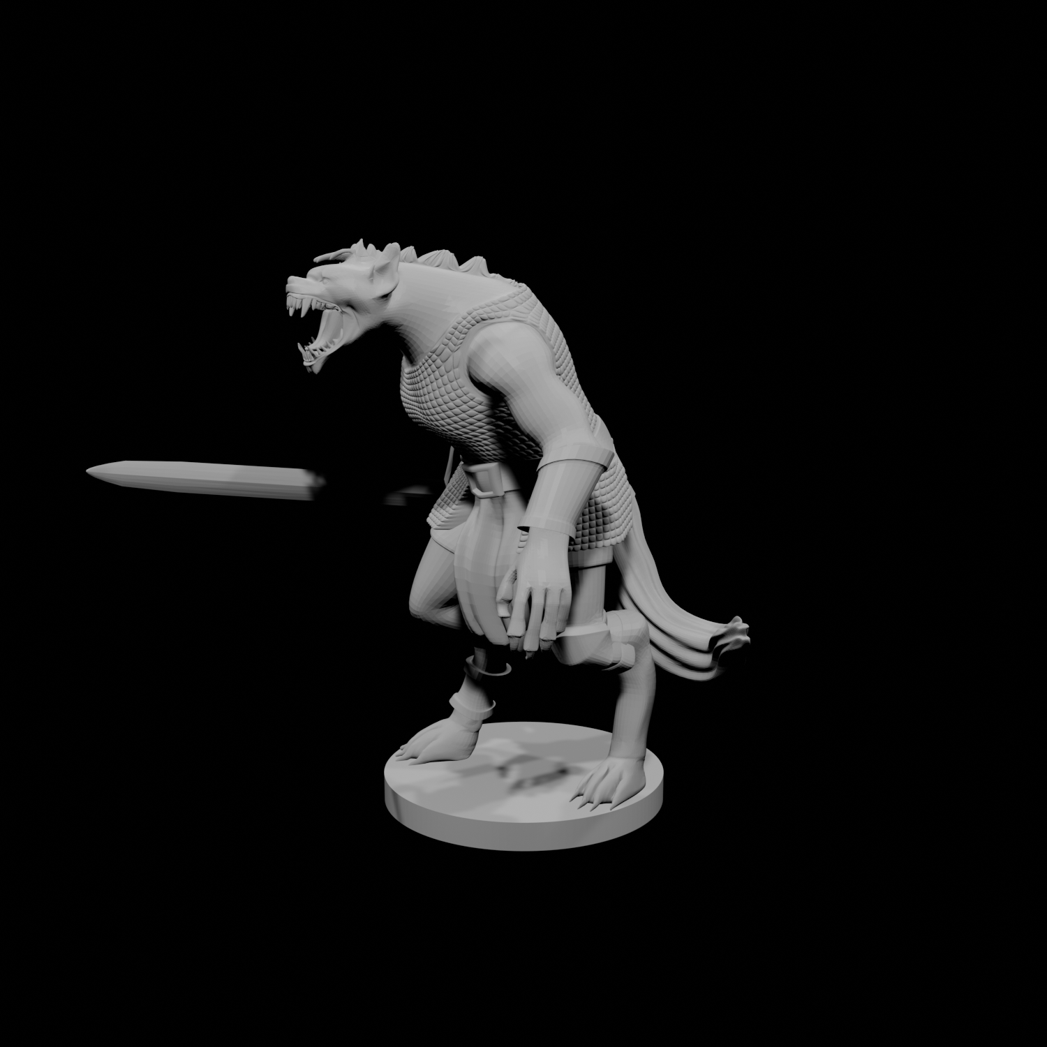 Gnoll Female Fighter